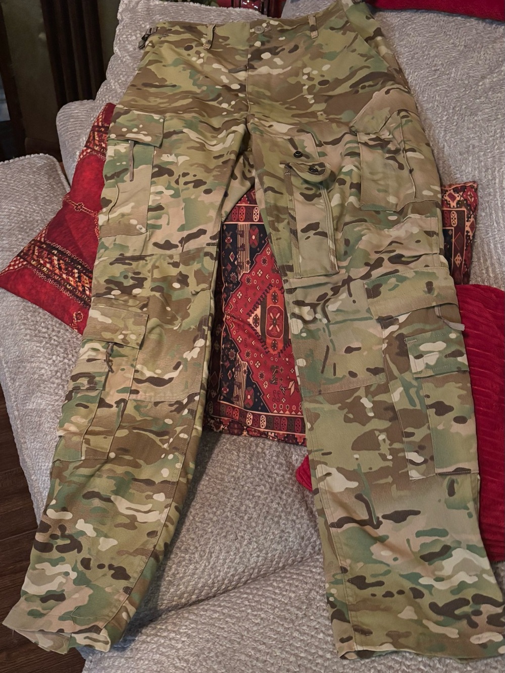 US Army OCP Multicam Combat Pants Medium Regular Tactical Cargo Military